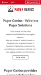 Mobile Screenshot of pagergenius.com